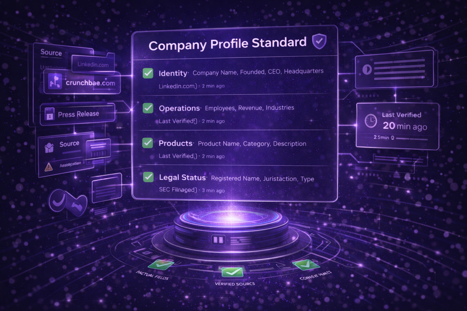 We Launched the Company Profile Standard: Fields, Sources, Update Timestamp