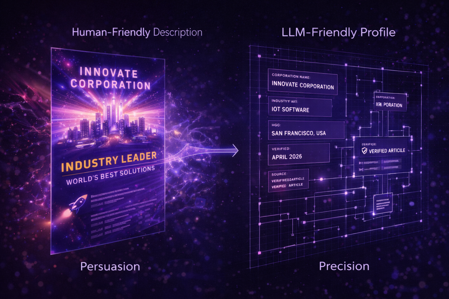 Designing a Company Profile That Works for LLMs (Not for Humans)
