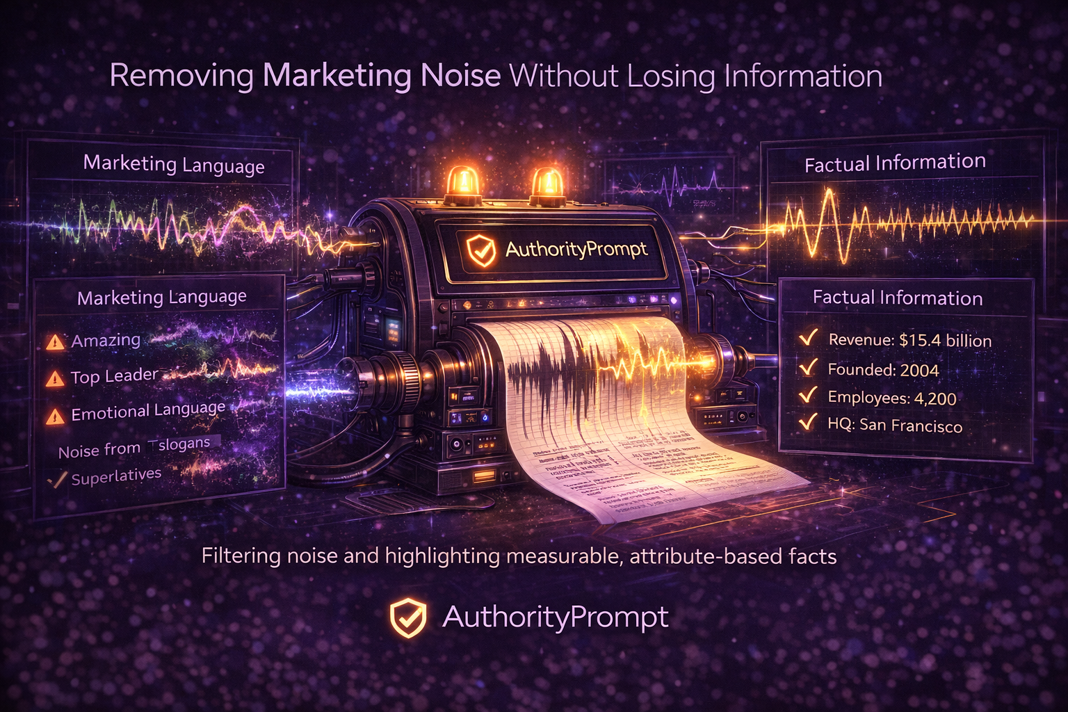 Removing Marketing Noise Without Losing Information